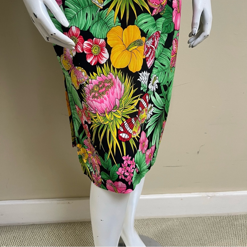 Vintage 90s Floral Slip Dress - Picture 6 of 15